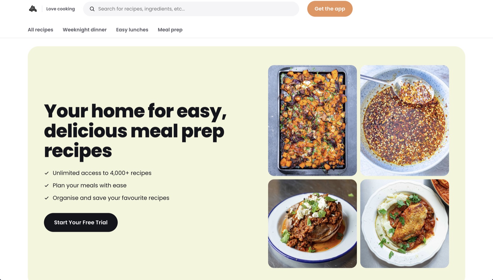 Fodiora recipe website